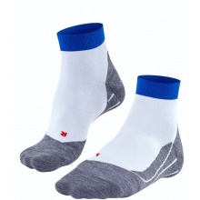 Falke Running Sock RU4 Endurance Short (medium cushioning) white/blue/grey Men - 1 Pair